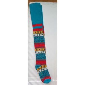 Knee High Socks, Aztec/Southwest Print, never worn